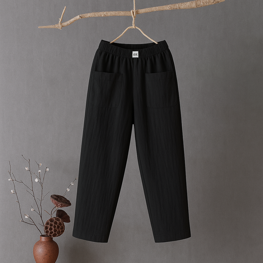 Viviana™ | Pantaloni Casual in Cotone e Lino con Elastico in Vita
