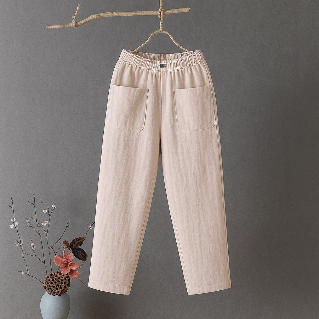 Viviana™ | Pantaloni Casual in Cotone e Lino con Elastico in Vita