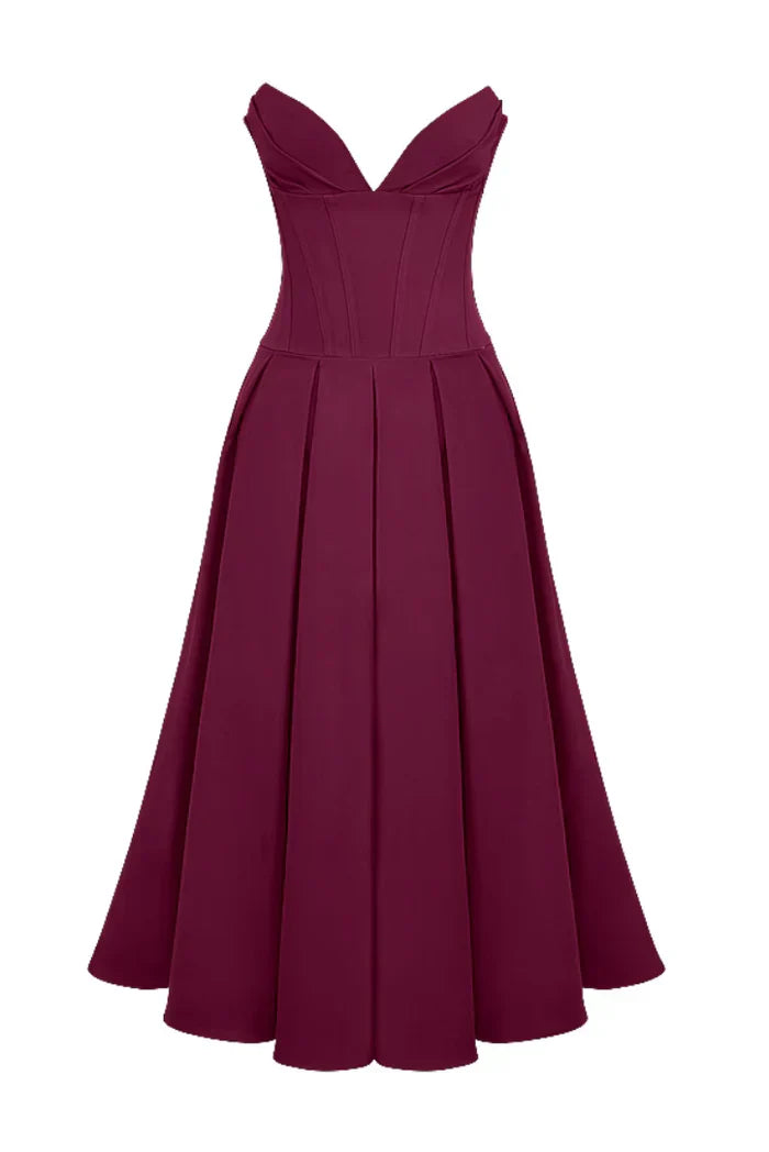 Viviana™ | Abito Midi Corsetto