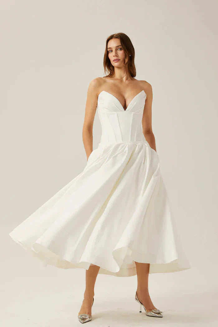Viviana™ | Abito Midi Corsetto