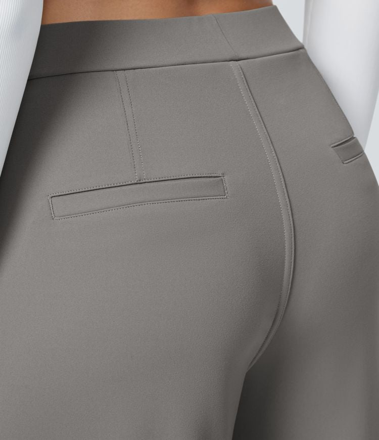 Viviana™ | Pantaloni Svasati ColaTek Air™ con Vita Alta e Tasche con Zip Laterali