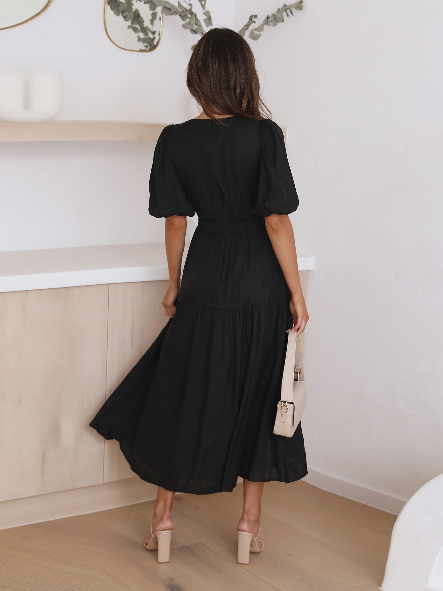 Viviana™ | Abito con Maniche a Palloncino