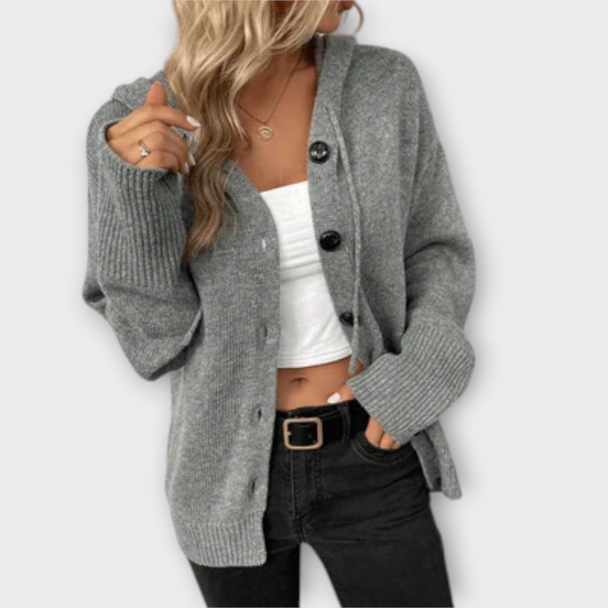 Viviana™ | Cardigan Lavorato a Maglia con Bottoni