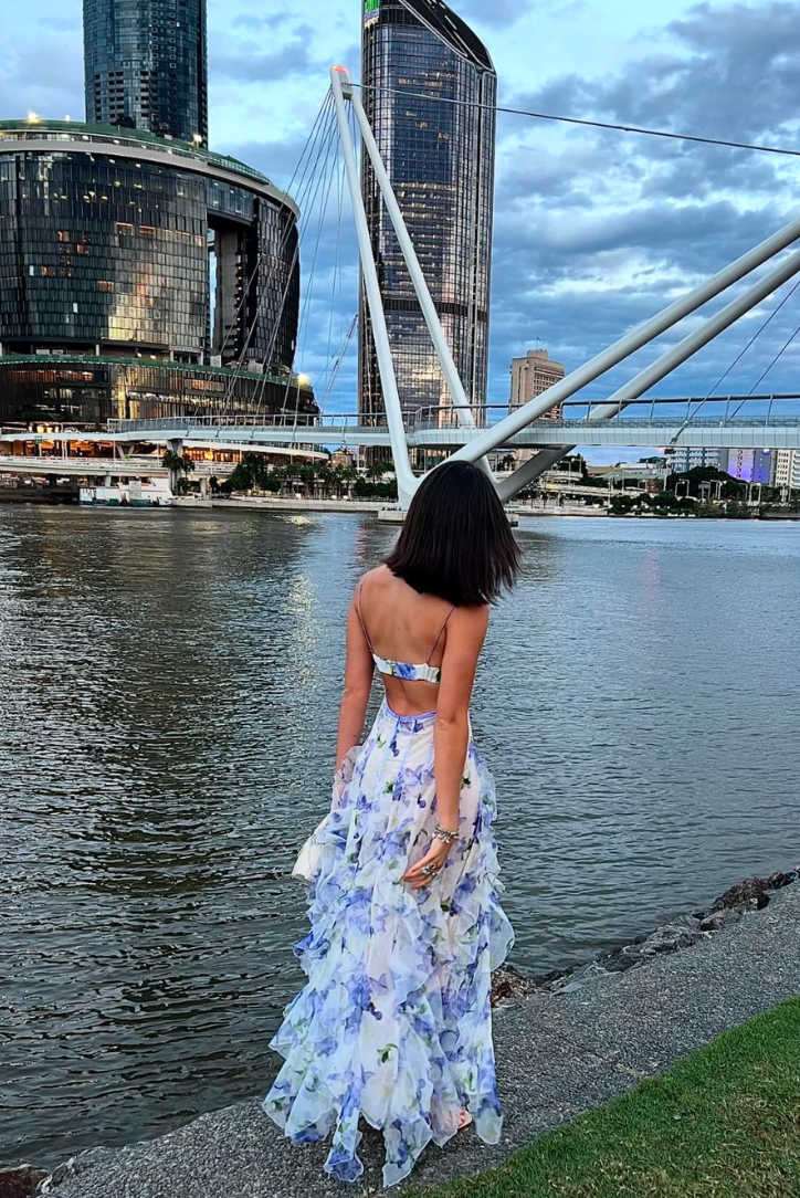 Viviana™ | Abito Maxi Floreale