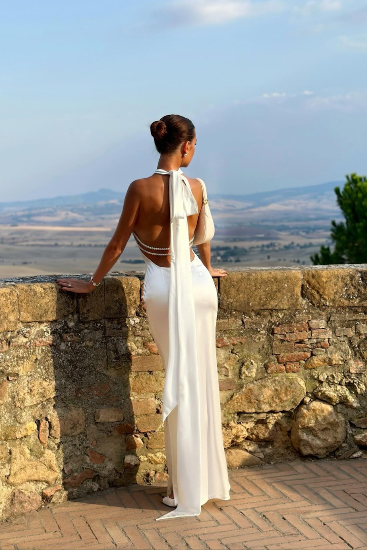 Viviana™ | Abito Maxi Perla