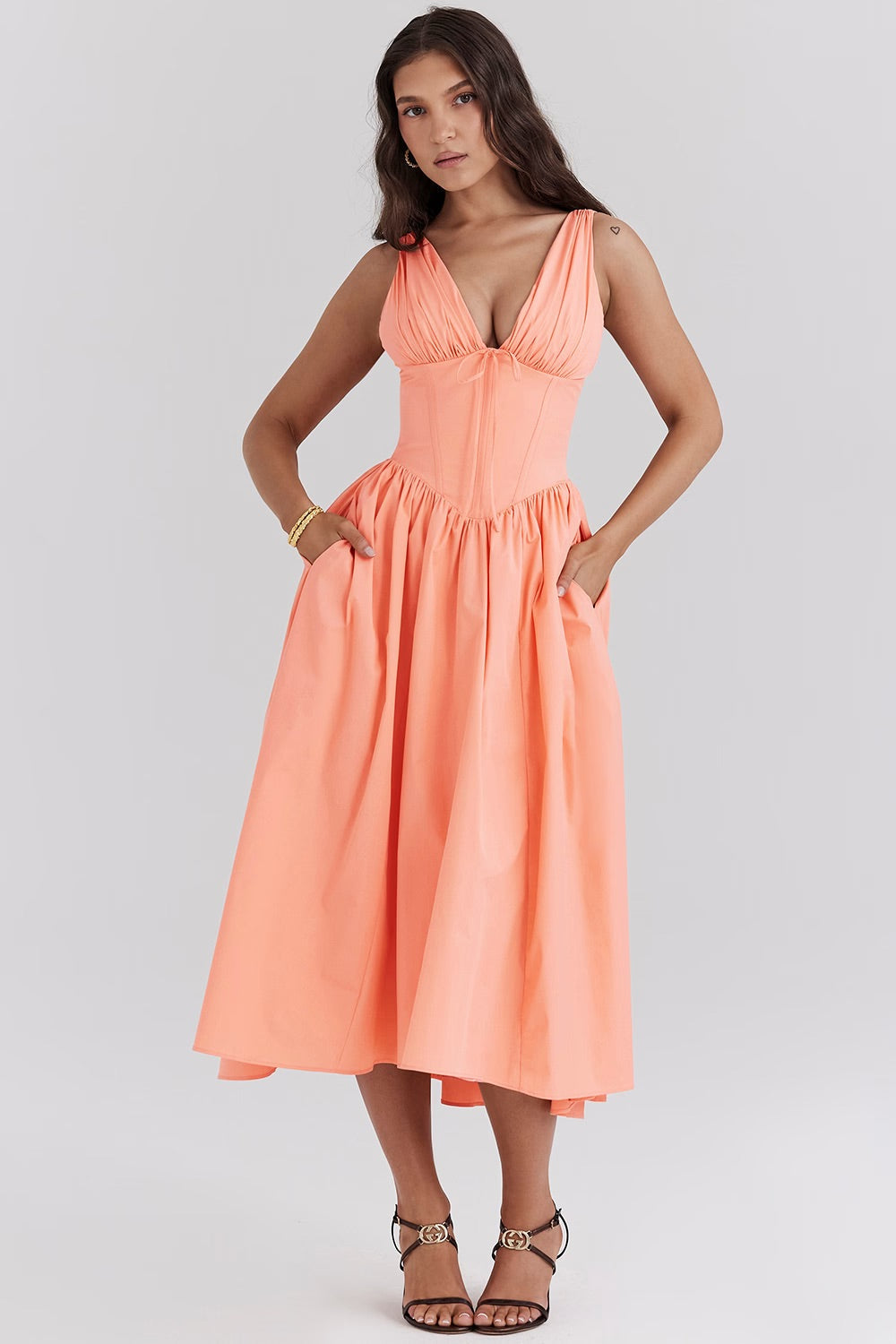 Viviana™ | Abito Midi Estivo a Fiori Colorati