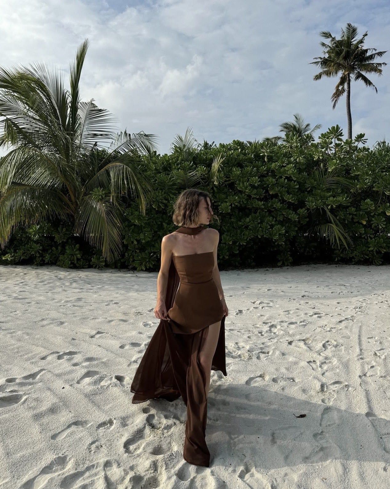 Viviana™ | Abito Maxi Asimmetrico