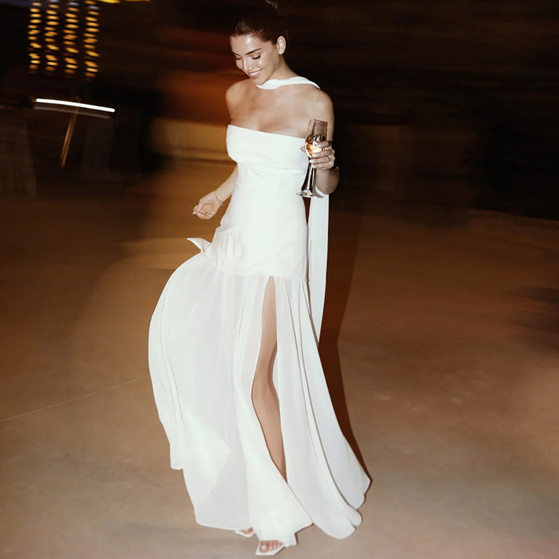 Viviana™ | Abito Maxi Asimmetrico