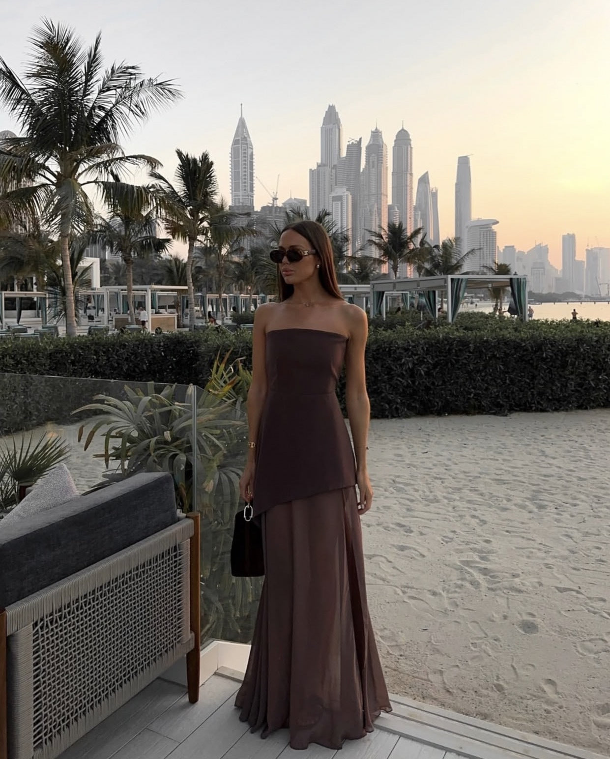 Viviana™ | Abito Maxi Asimmetrico