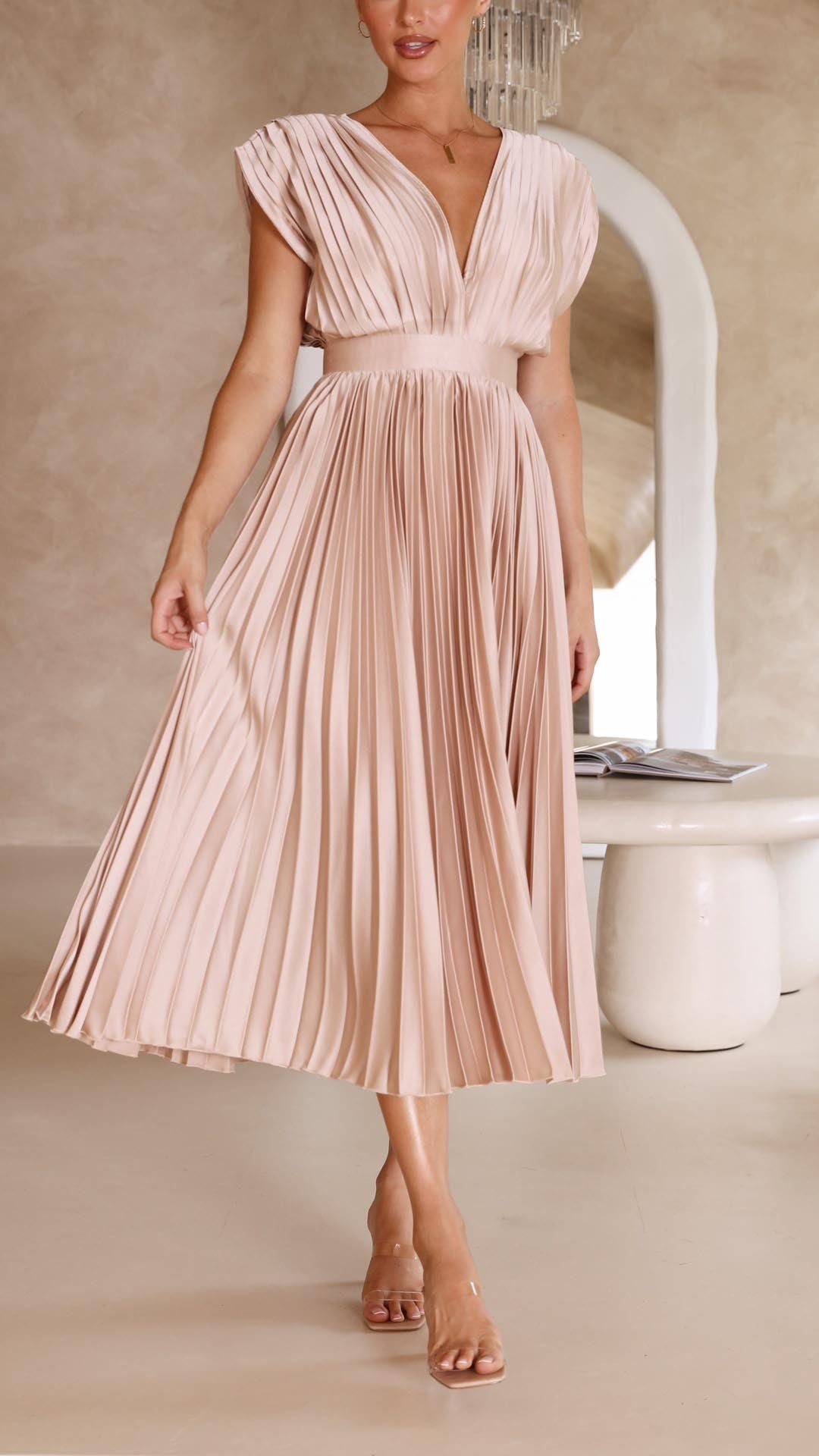 Viviana™ | Abito Maxi con Scollatura a V Profonda
