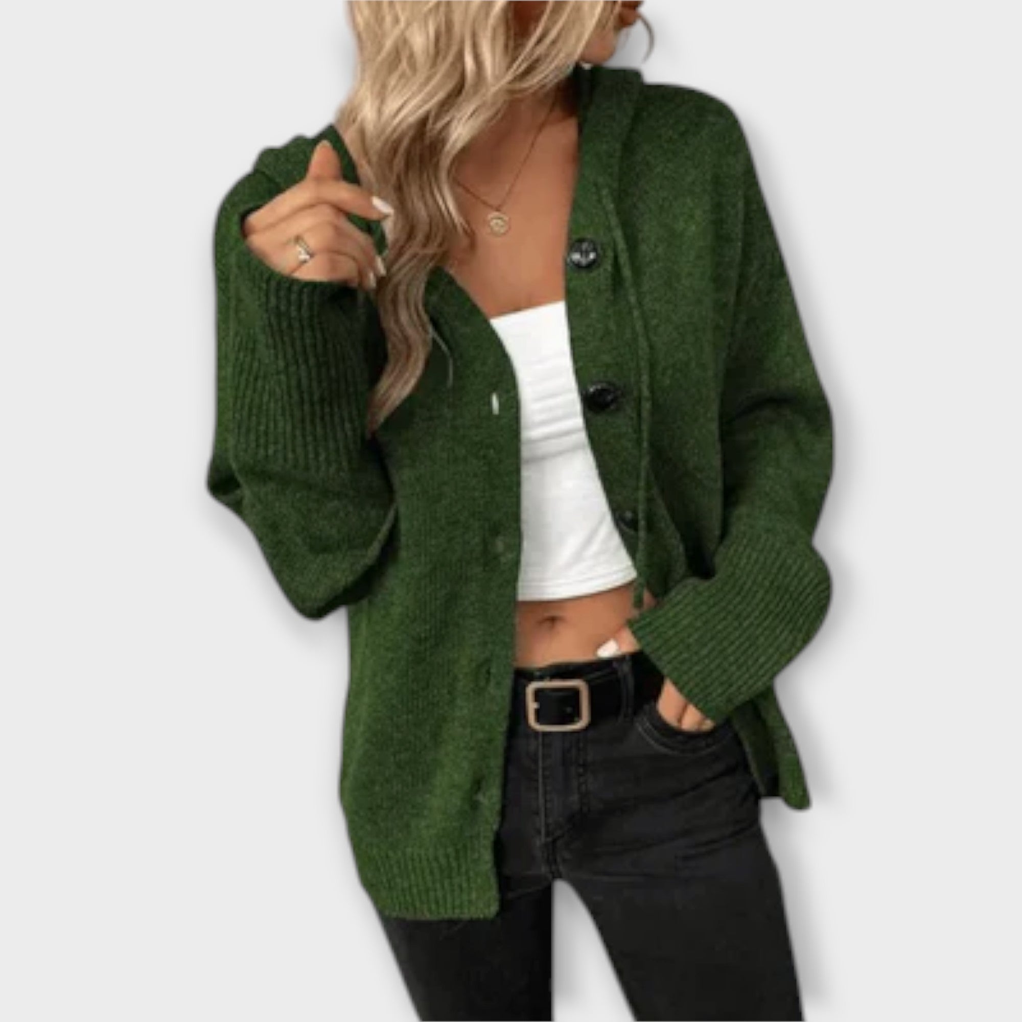 Viviana™ | Cardigan Lavorato a Maglia con Bottoni