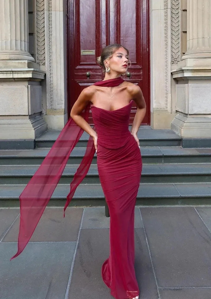 Viviana™ | Abito Maxi Bodycon Senza Spalline