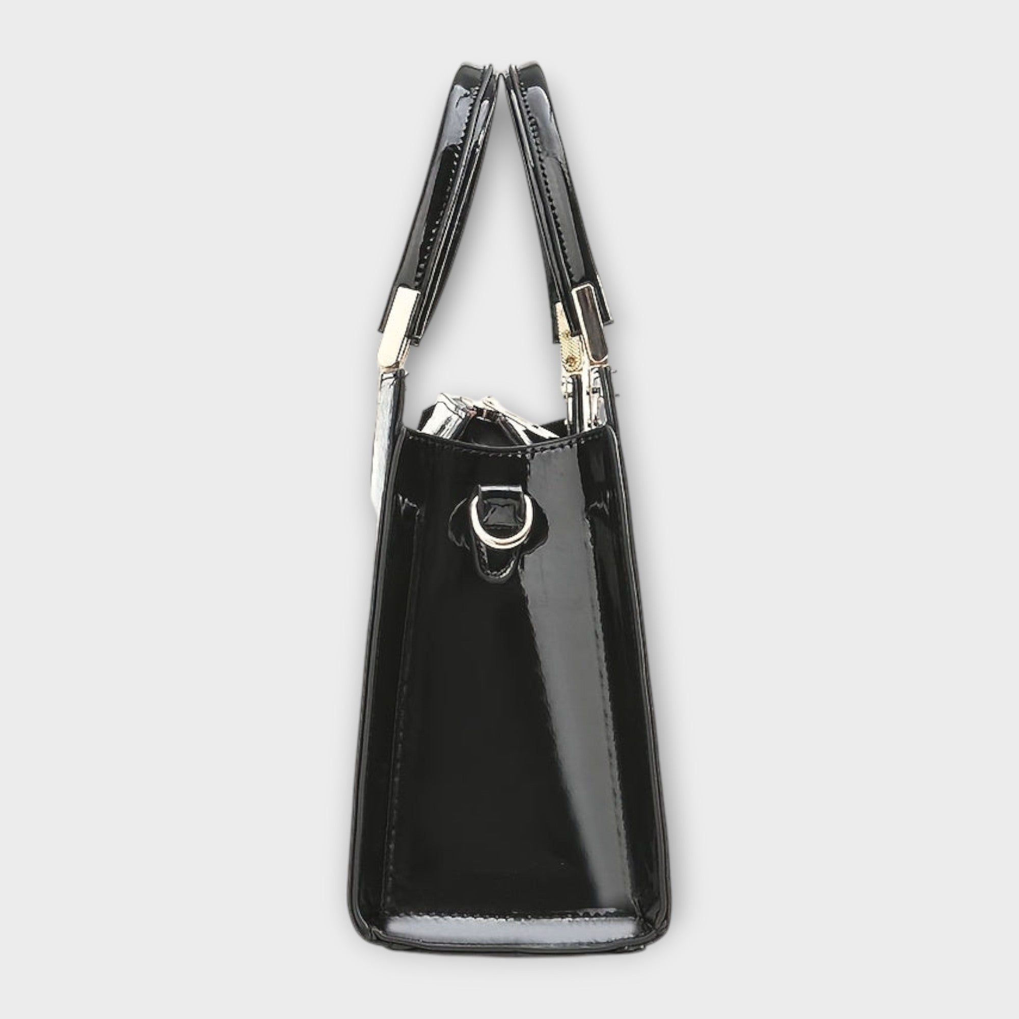 Viviana™ | Borsa a Mano in Pelle di Coccodrillo Lucido