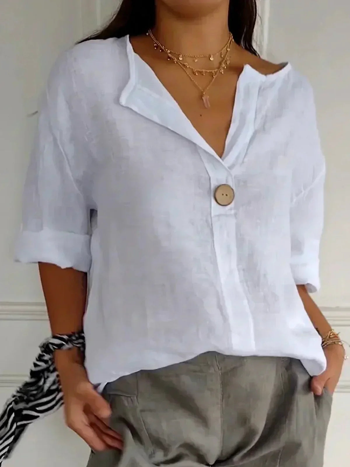 Viviana™ | Blusa Casual con Scollo a V
