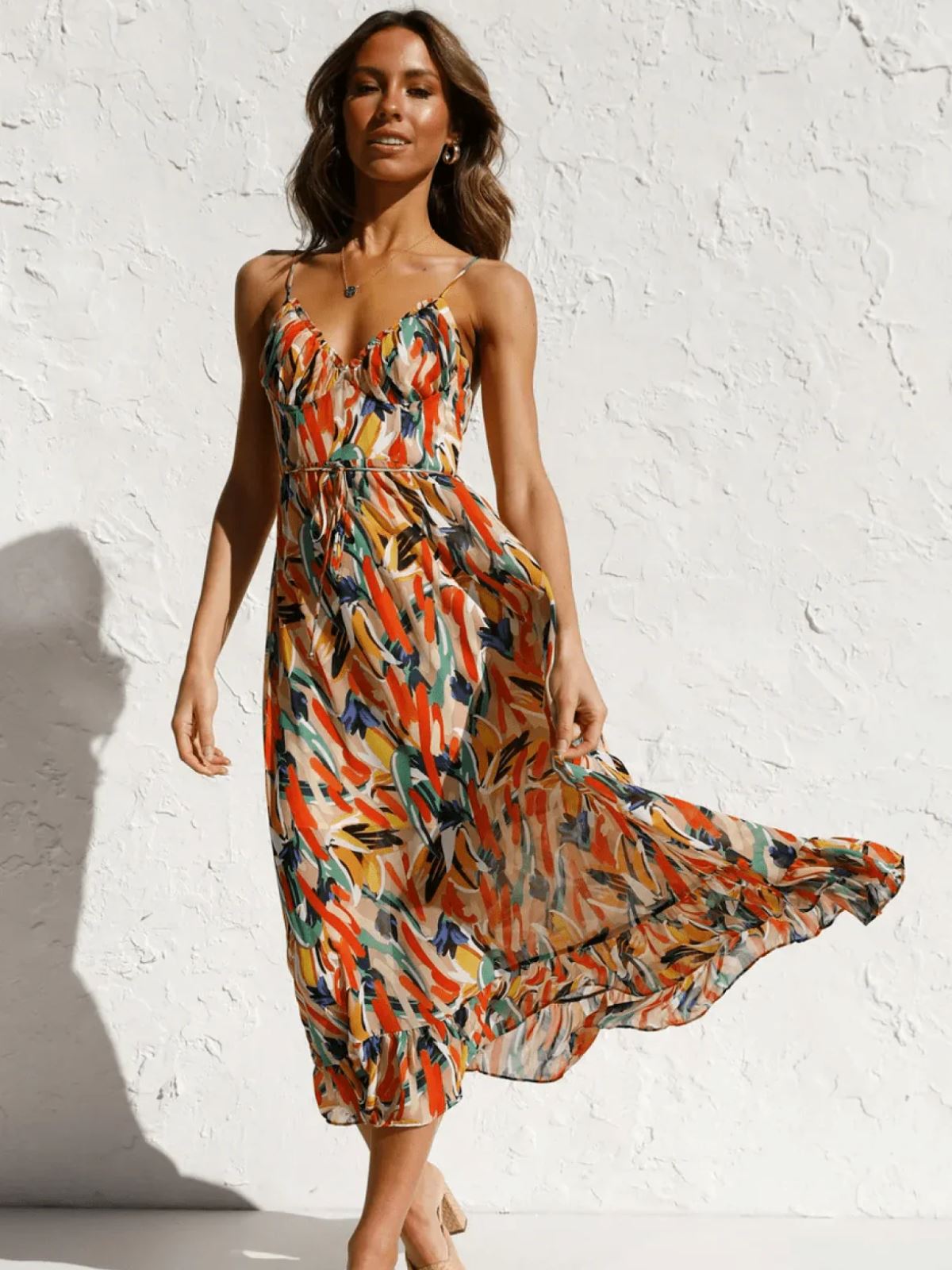 Viviana™ | Abito Midi Estivo Multicolore