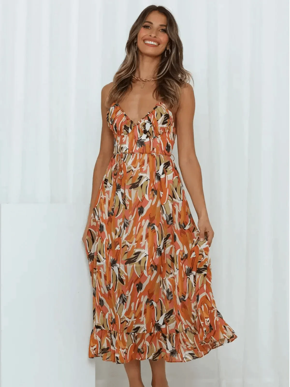 Viviana™ | Abito Midi Estivo Multicolore