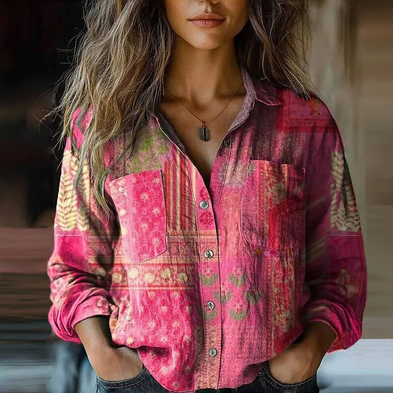 Viviana™ | Blusa Vintage Stampata