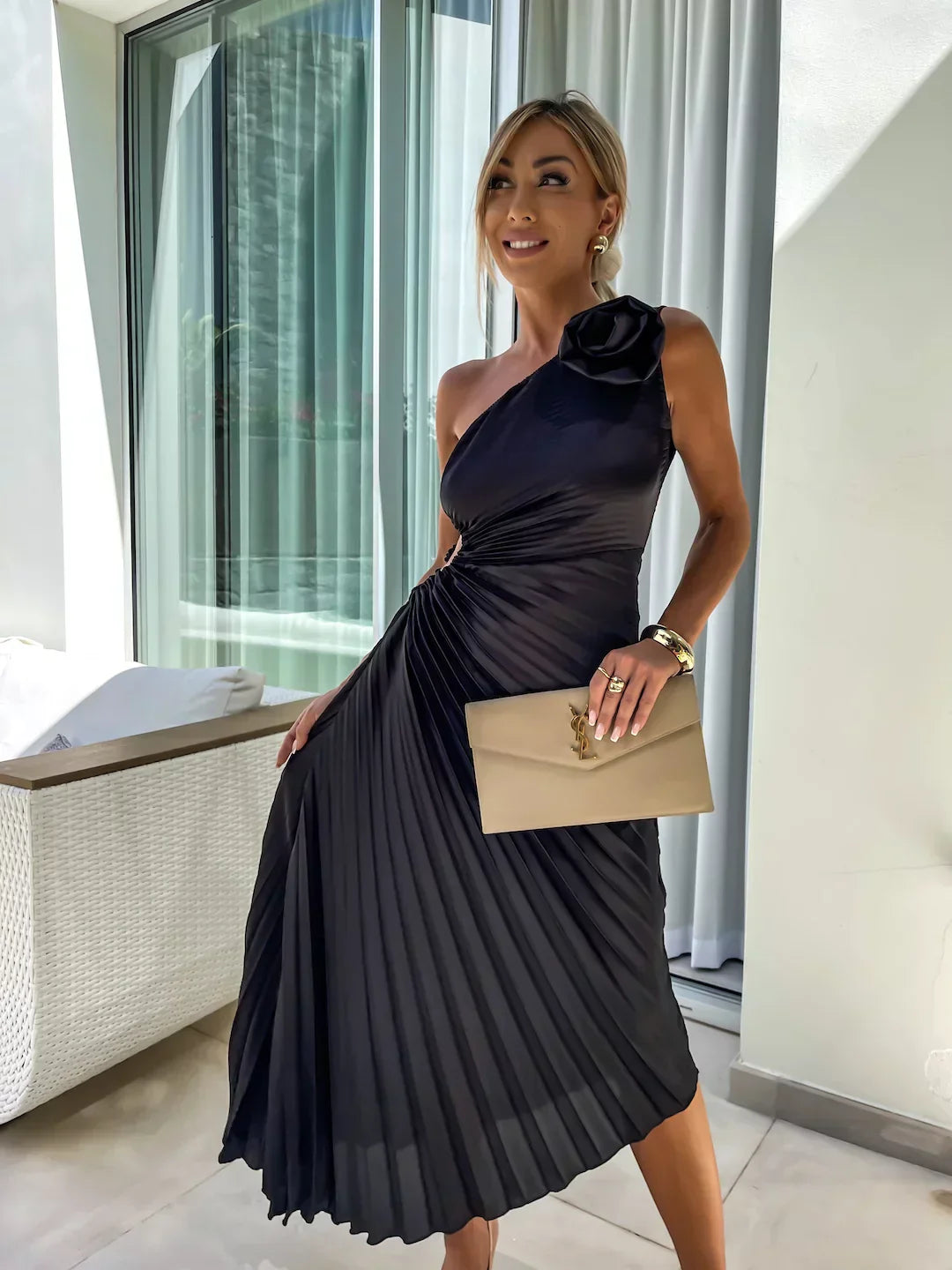 Viviana™ | Abito Romantico con Fiori