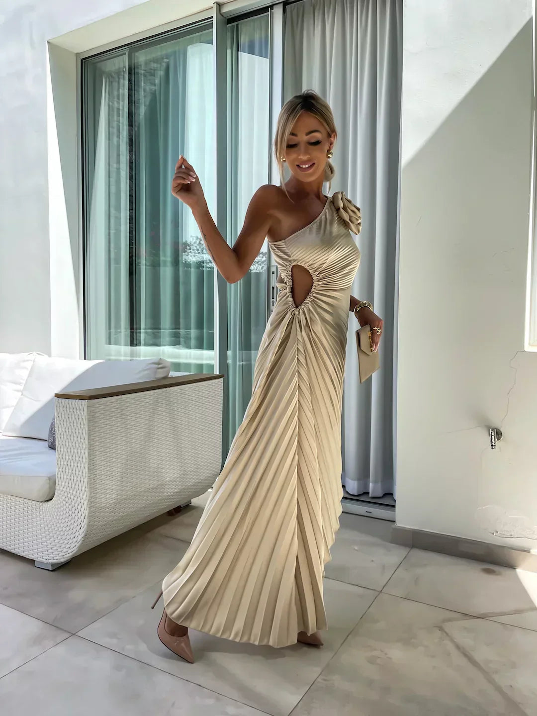 Viviana™ | Abito Romantico con Fiori