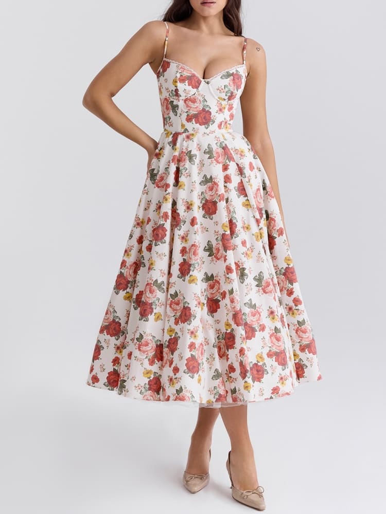 Viviana™ | Abito Midi di Lusso