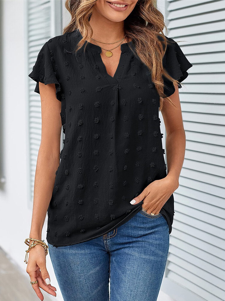 Viviana™ | Blusa con Patchwork e Rouches
