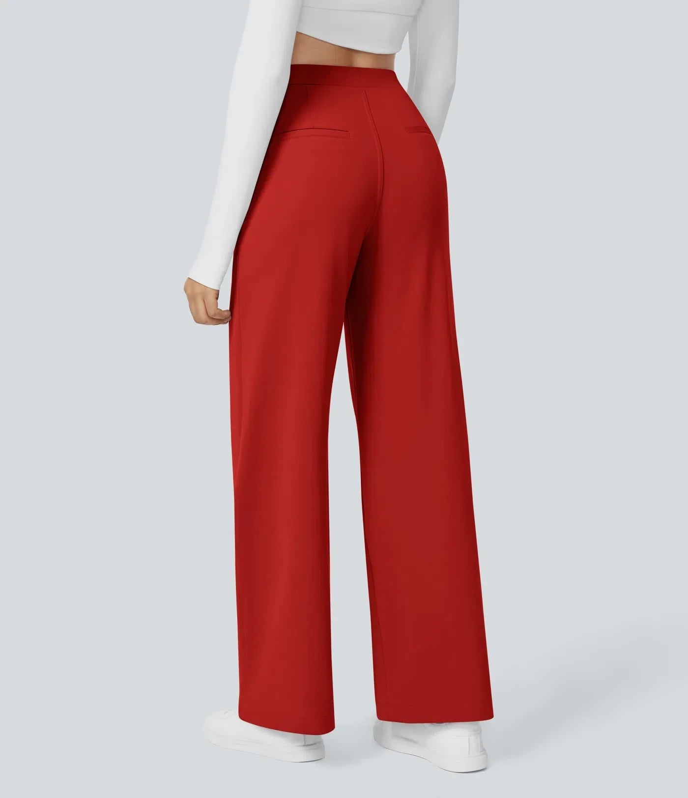 Viviana™ | Pantaloni Svasati ColaTek Air™ con Vita Alta e Tasche con Zip Laterali