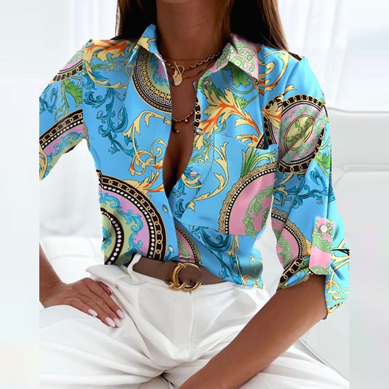 Viviana™ | Blusa con Colletto alla Francese