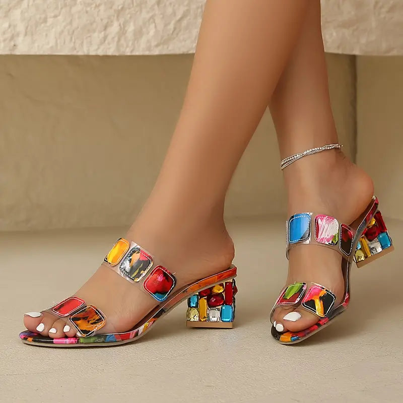 Viviana™ | Sandali Colorati con Doppia Cinghia