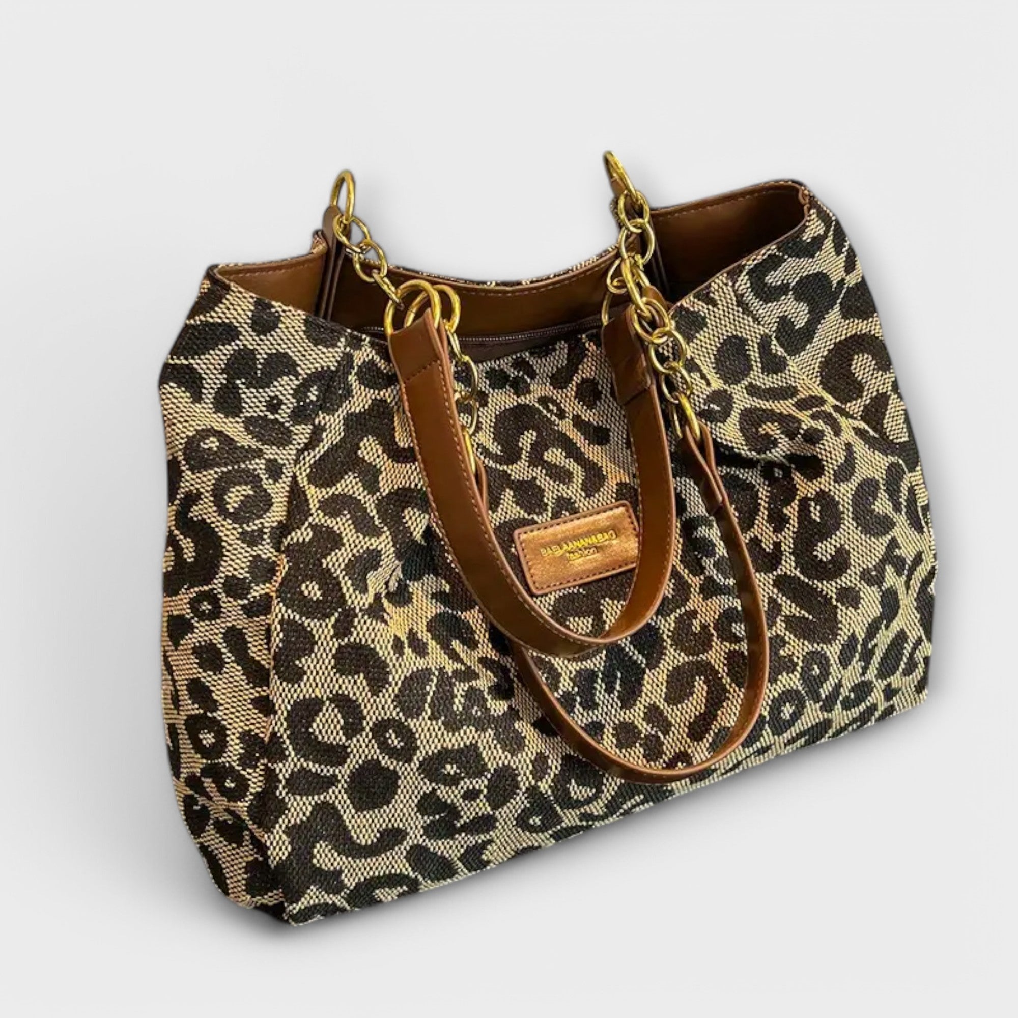 Viviana™ | Borsa in Tela Leopardo