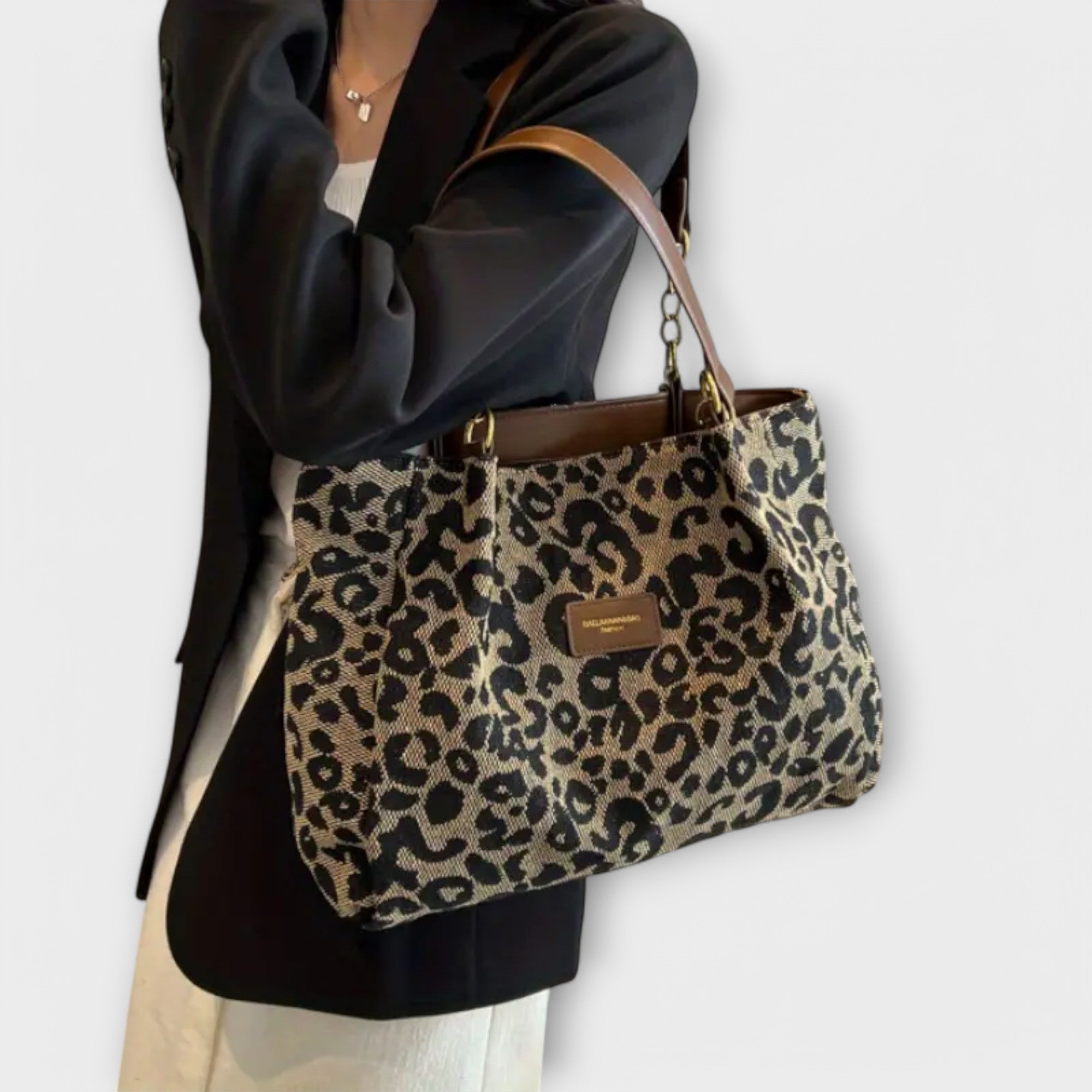 Viviana™ | Borsa in Tela Leopardo
