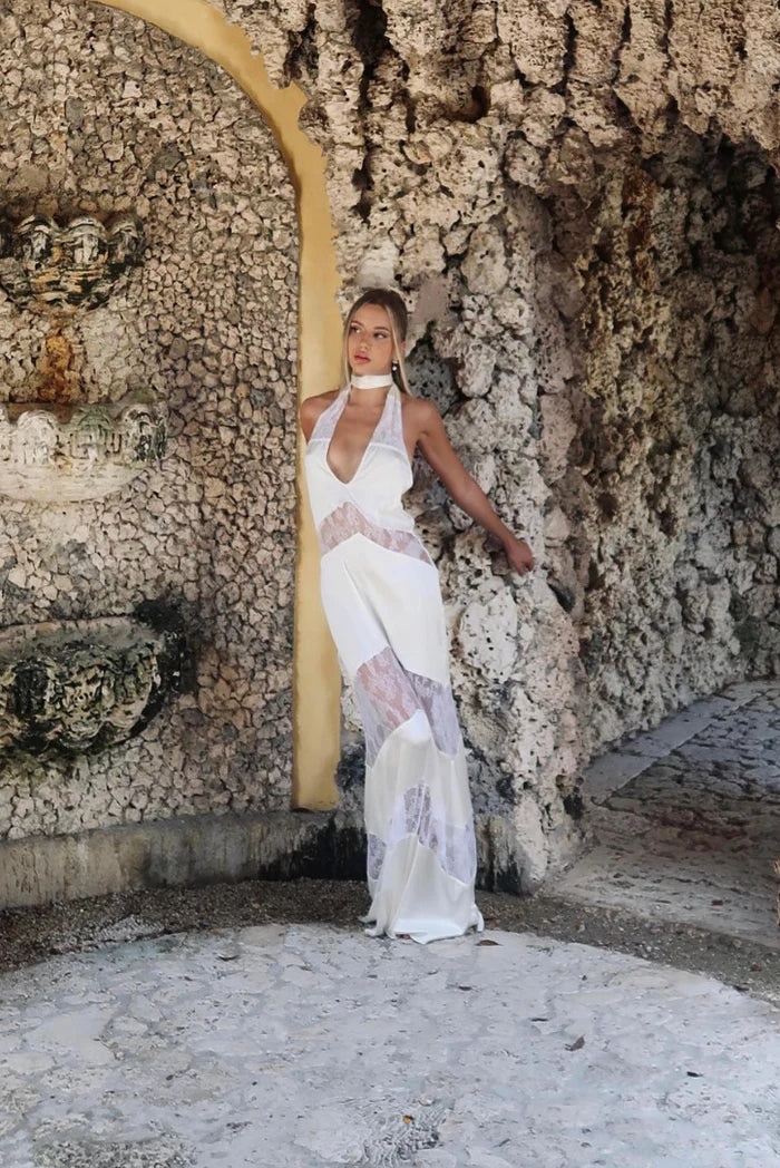 Viviana™ | Abito Maxi in Pizzo