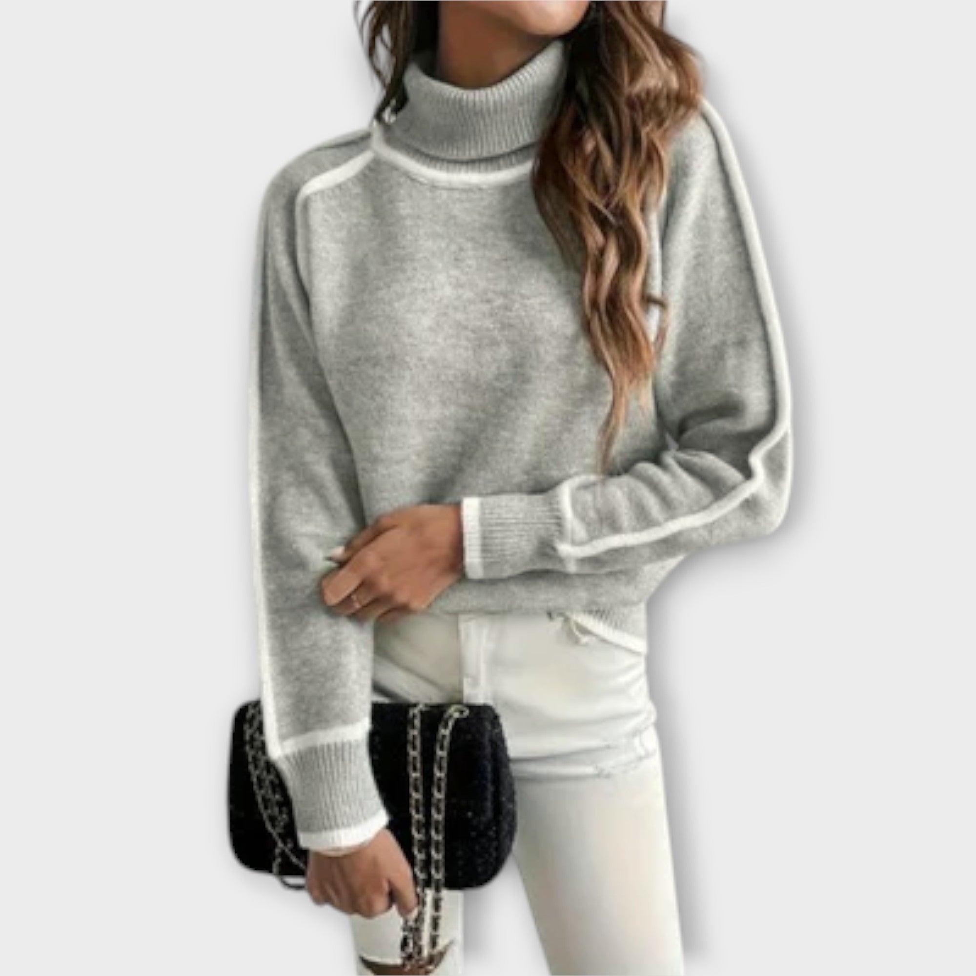 Viviana™ | Maglione Collo Alto Casual