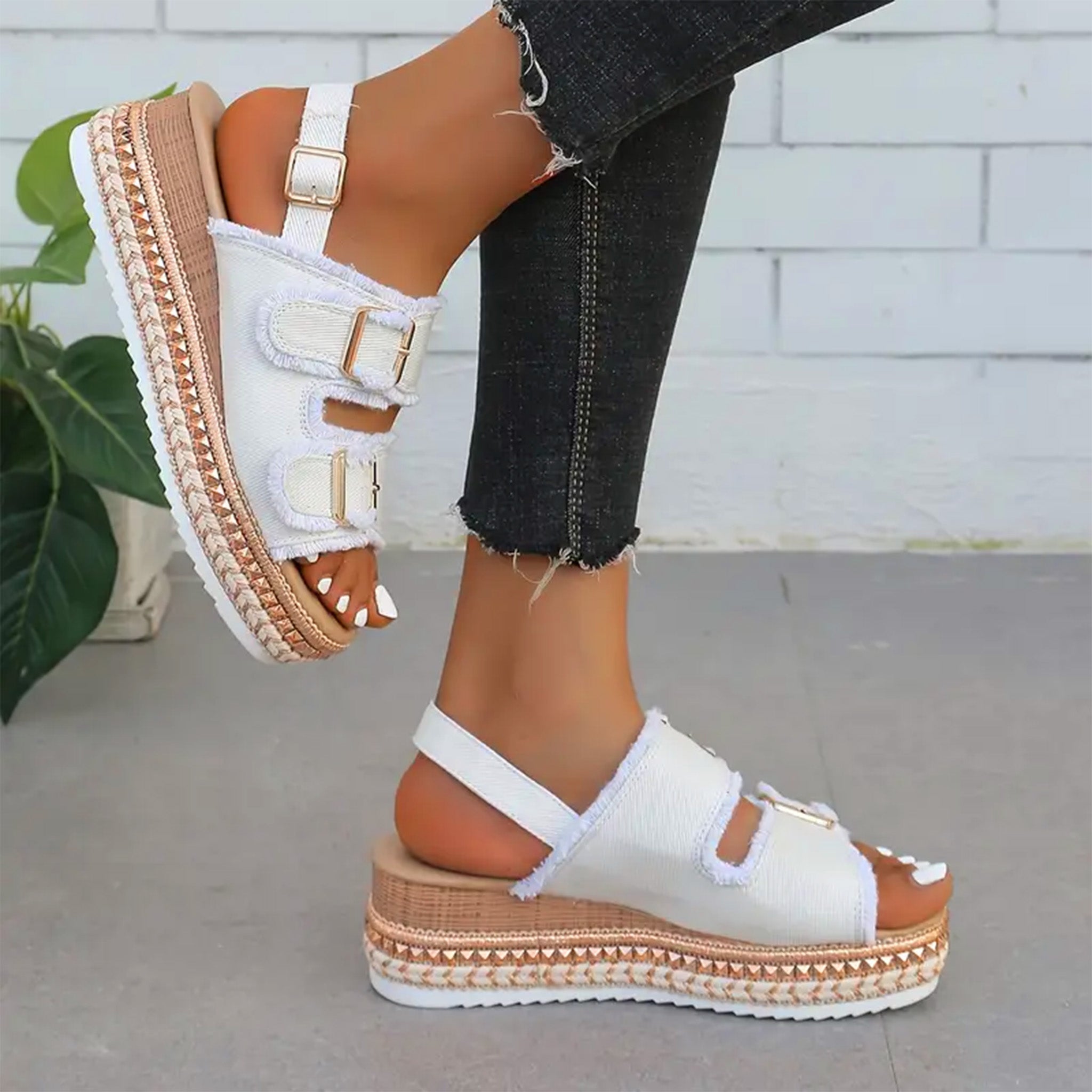Viviana™ | Wedges in Denim Casual