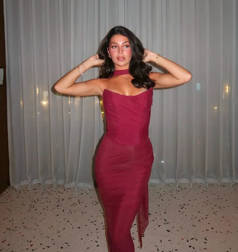 Viviana™ | Abito Maxi Bodycon Senza Spalline