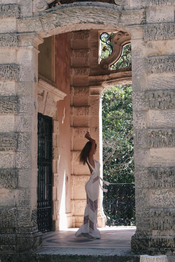 Viviana™ | Abito Maxi in Pizzo