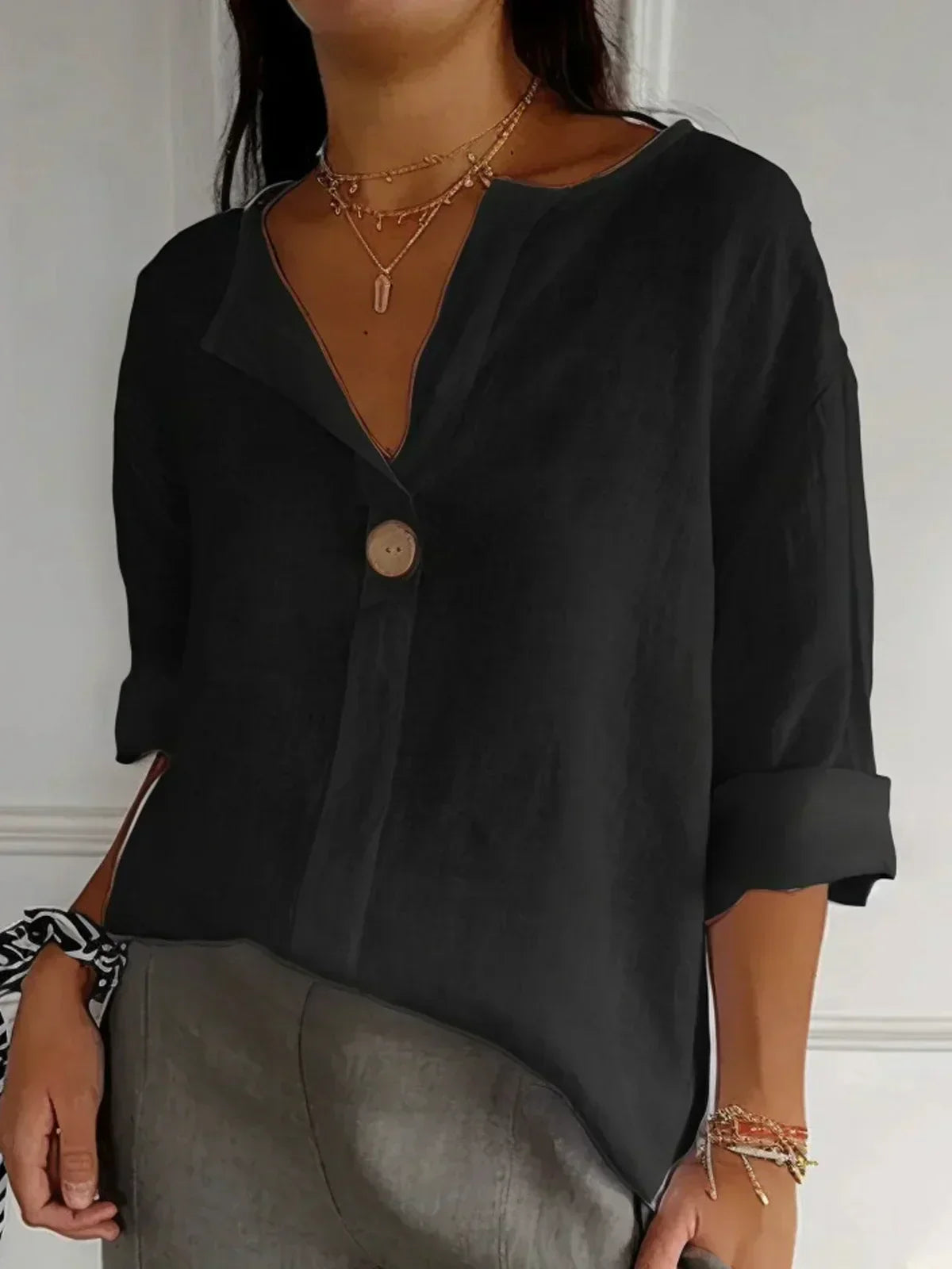 Viviana™ | Blusa Casual con Scollo a V