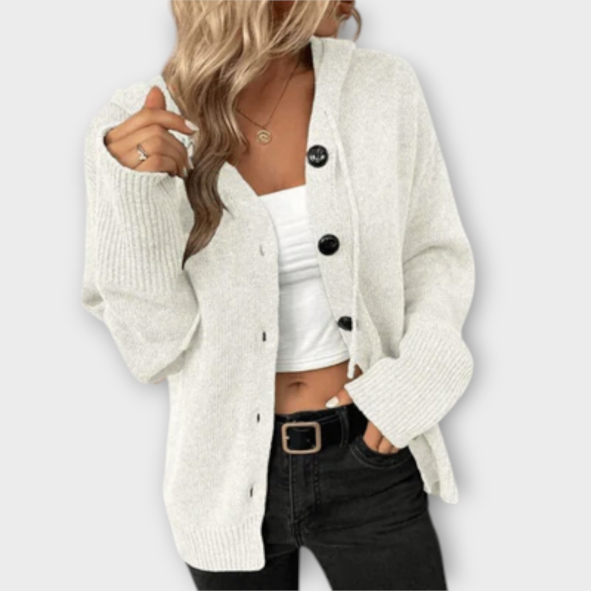 Viviana™ | Cardigan Lavorato a Maglia con Bottoni