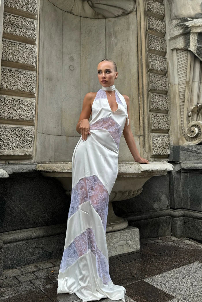 Viviana™ | Abito Maxi in Pizzo
