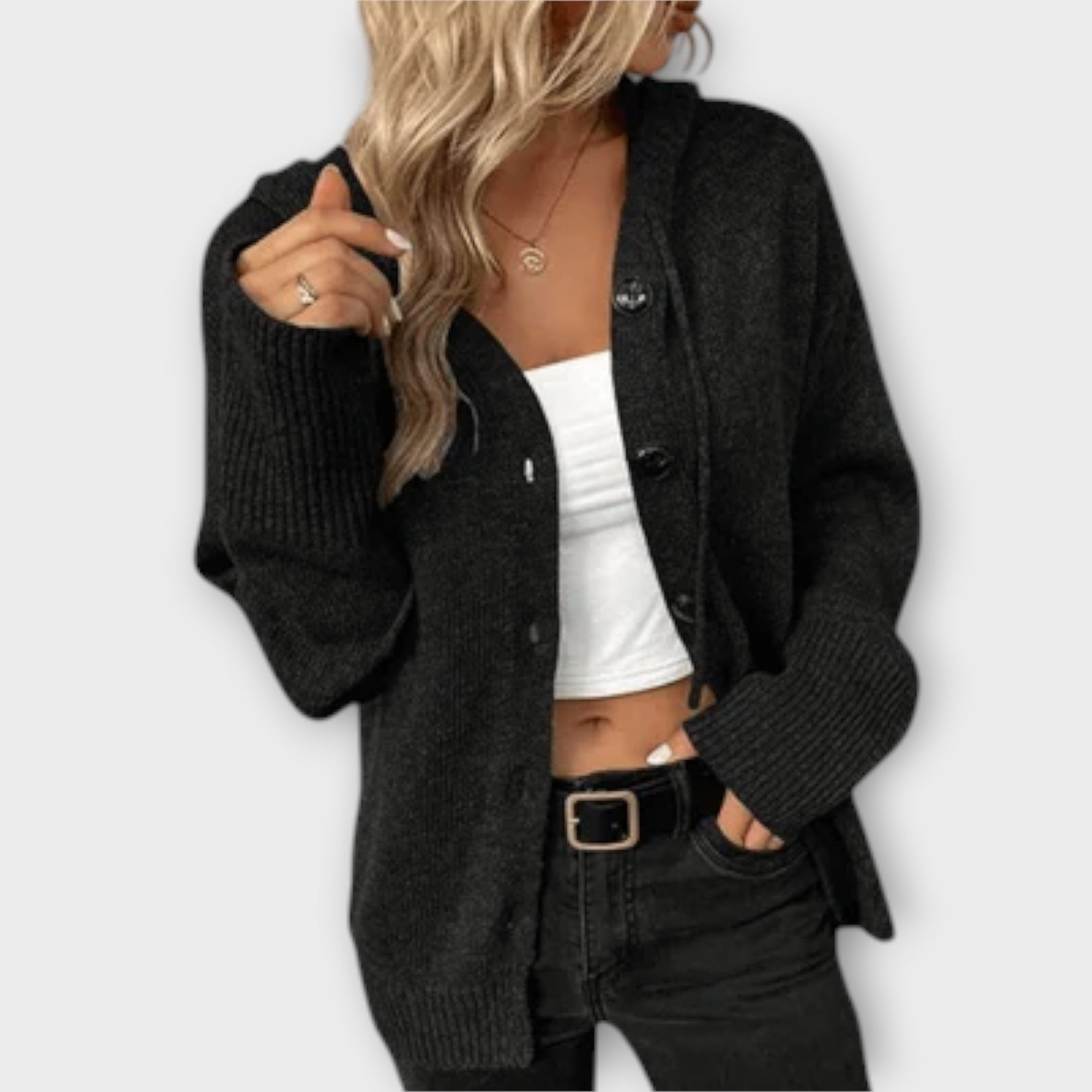 Viviana™ | Cardigan Lavorato a Maglia con Bottoni