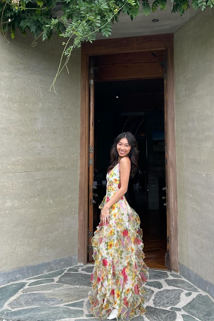 Viviana™ | Abito Maxi con Volant