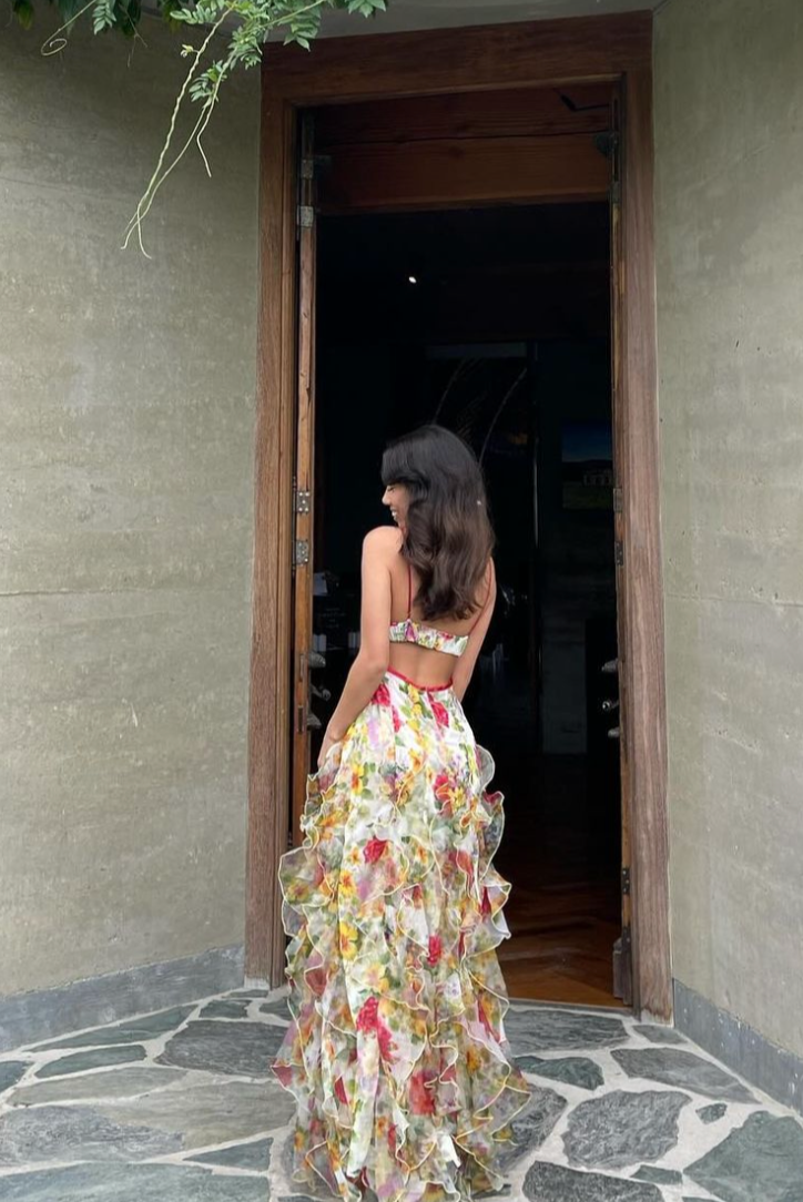 Viviana™ | Abito Maxi con Volant