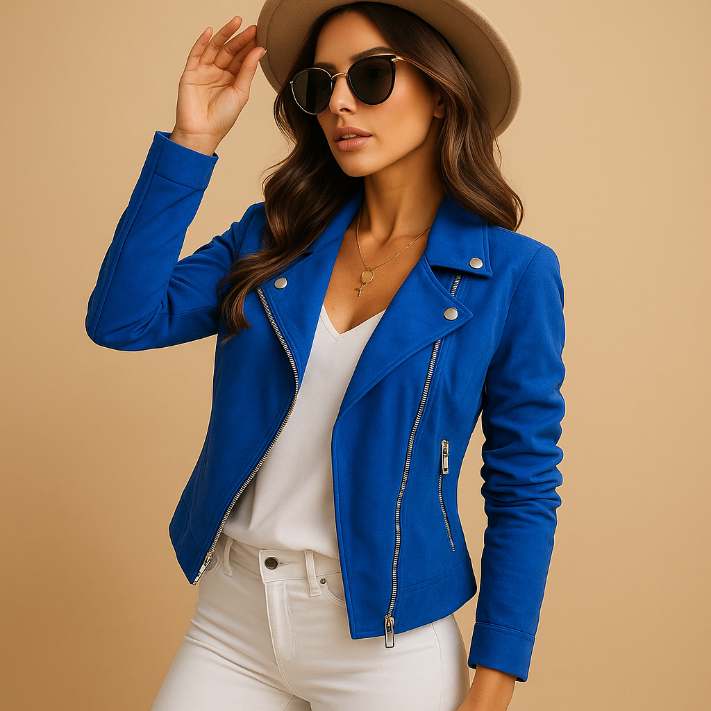 Viviana™ | Blazer casual da donna con zip e maniche lunghe