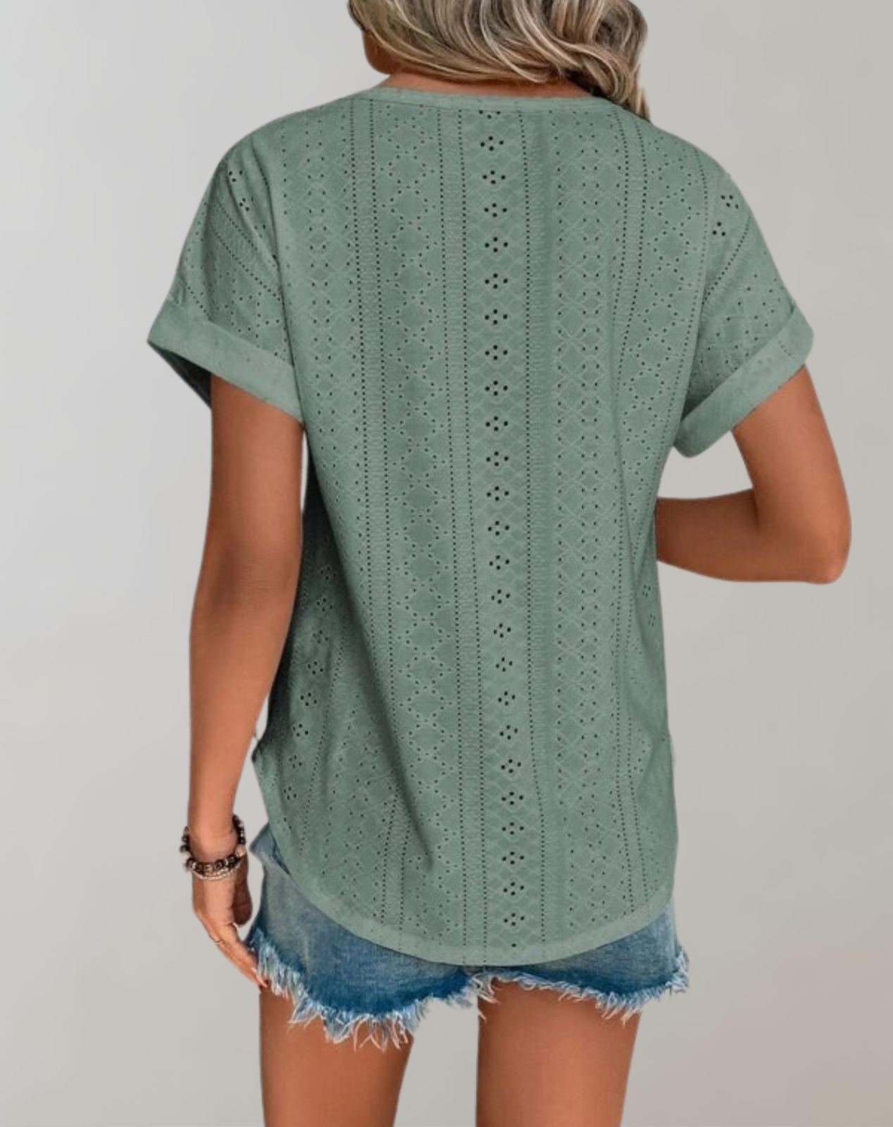 Viviana™ | Top Estivo Casual con Ricamo a Occhio