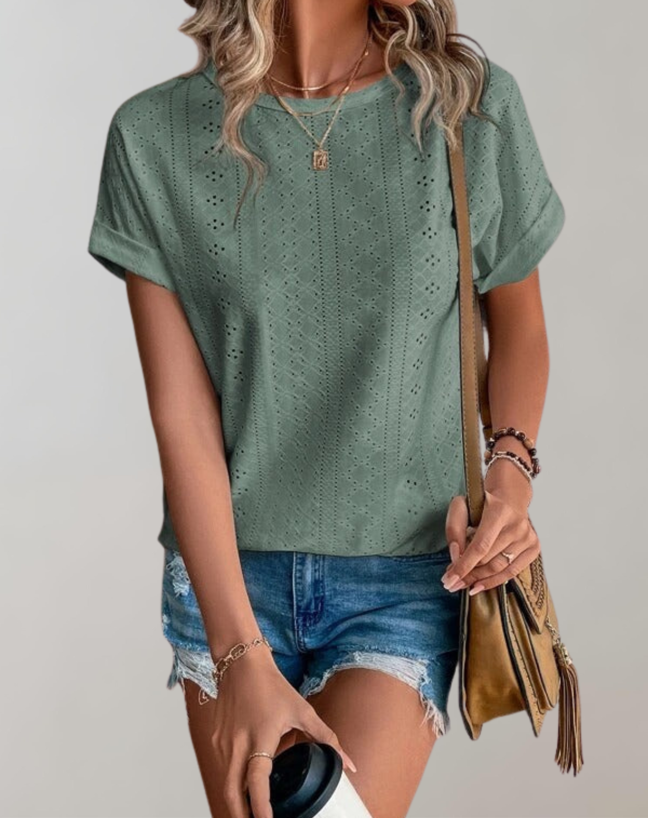 Viviana™ | Top Estivo Casual con Ricamo a Occhio