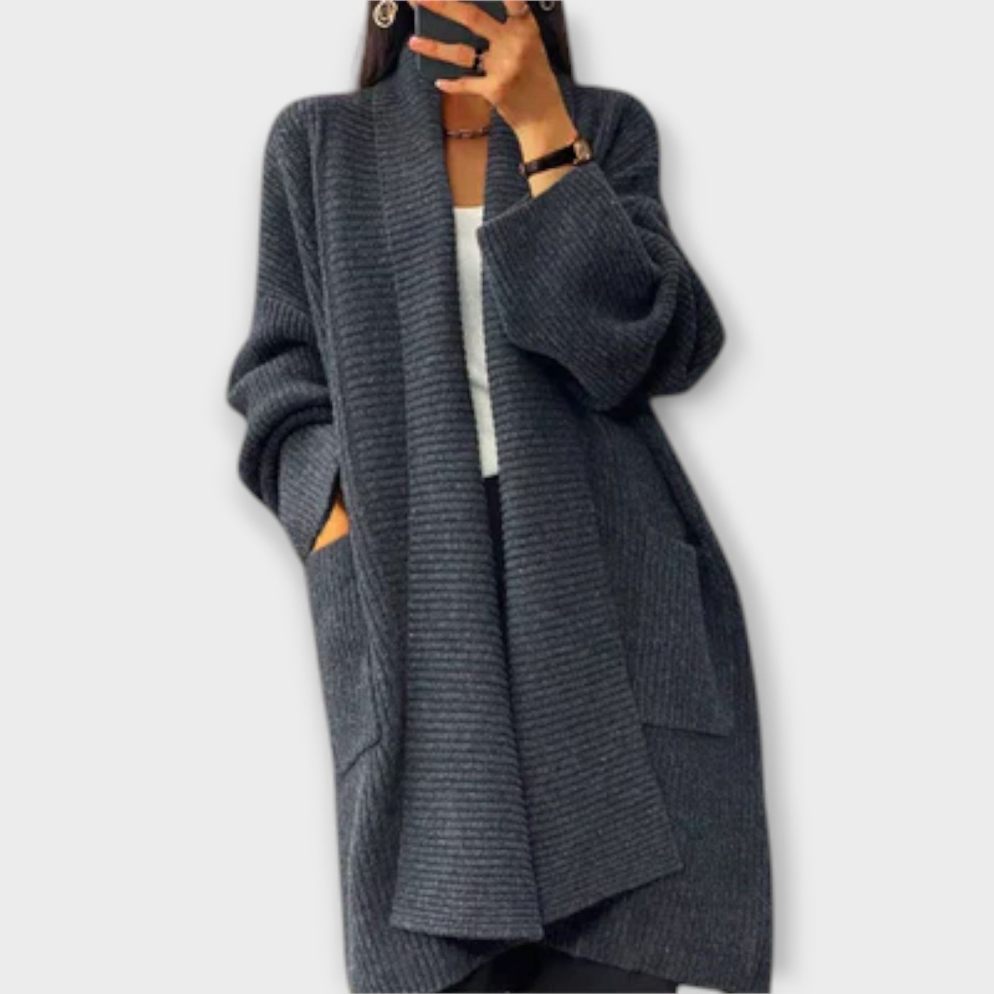 Viviana™ | Cardigan Lungo in Maglia