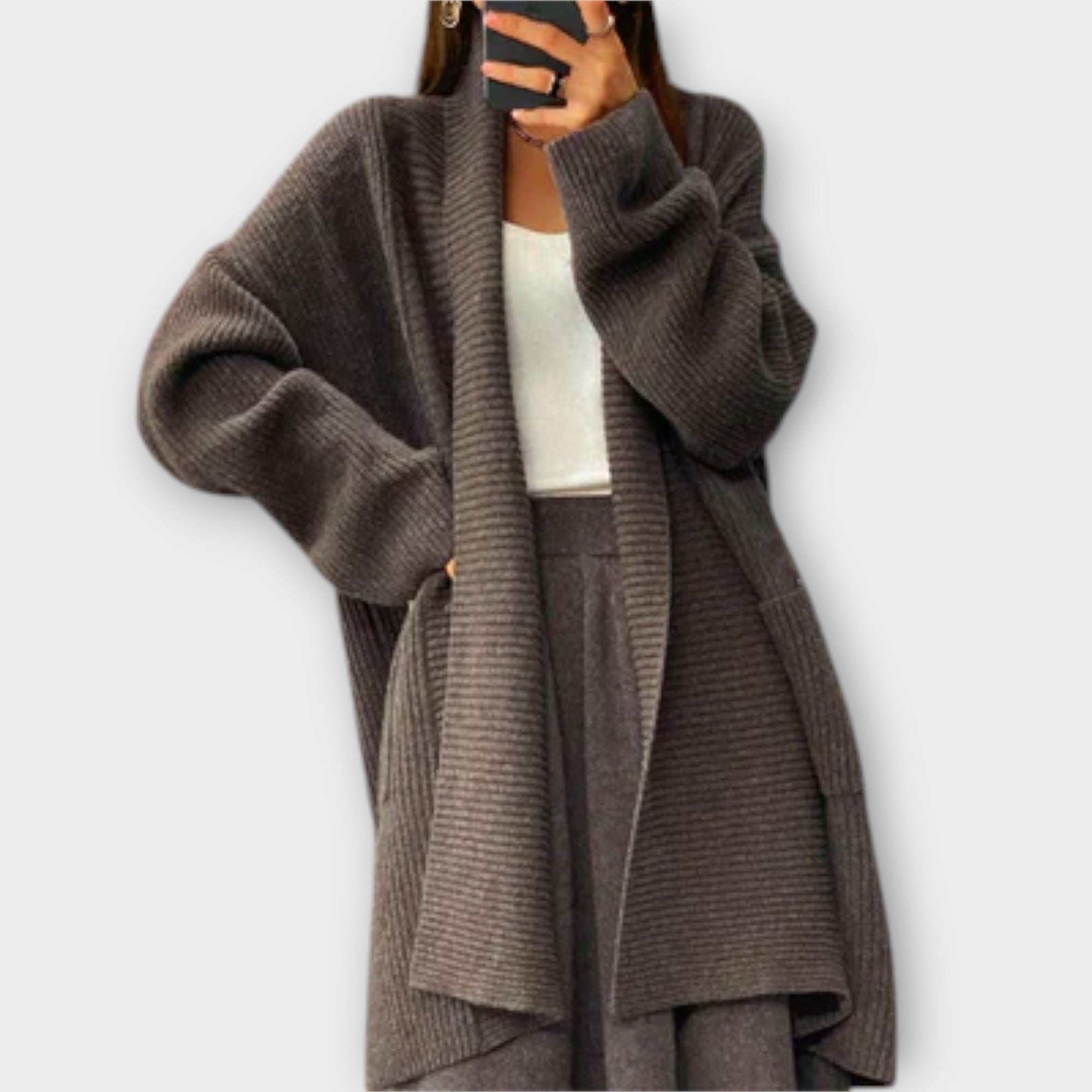 Viviana™ | Cardigan Lungo in Maglia