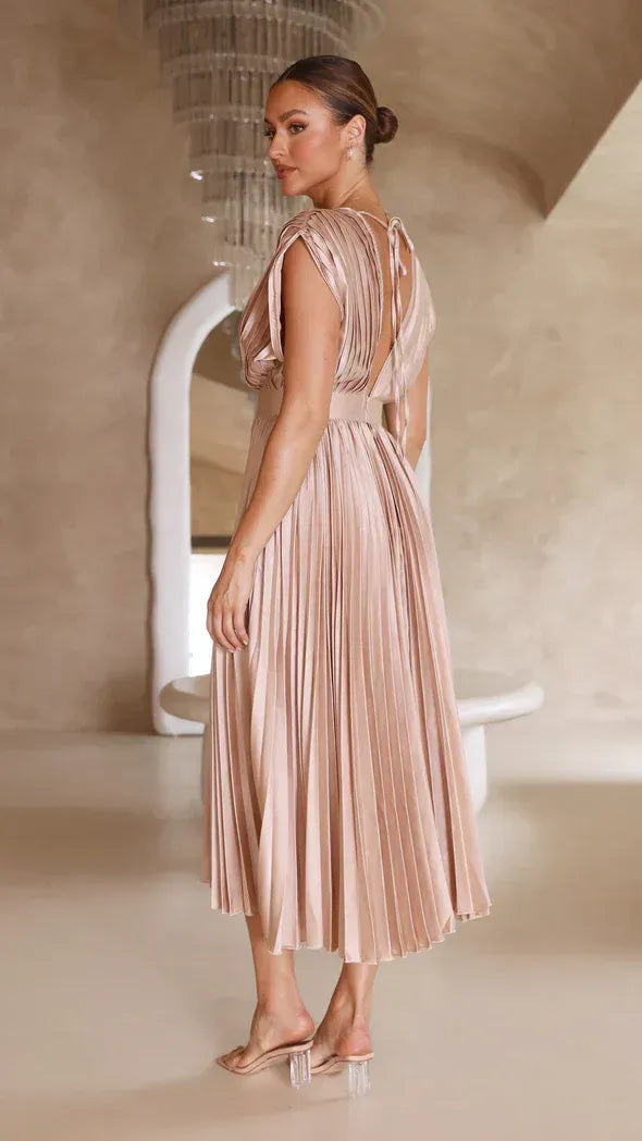 Viviana™ | Abito Maxi con Scollatura a V Profonda