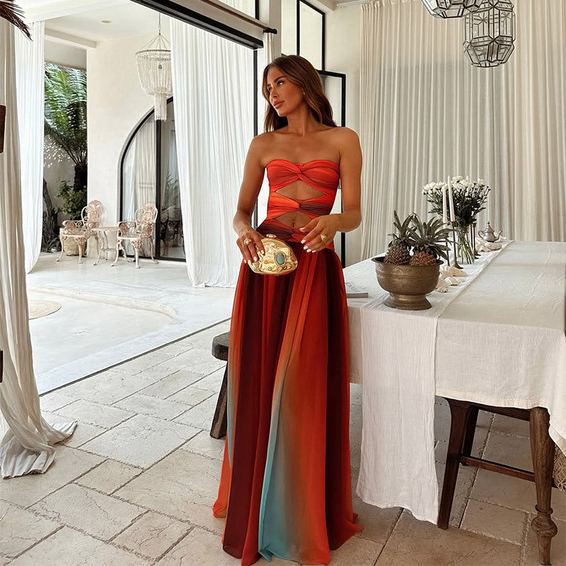 Viviana™ | Abito Maxi Senza Spalline