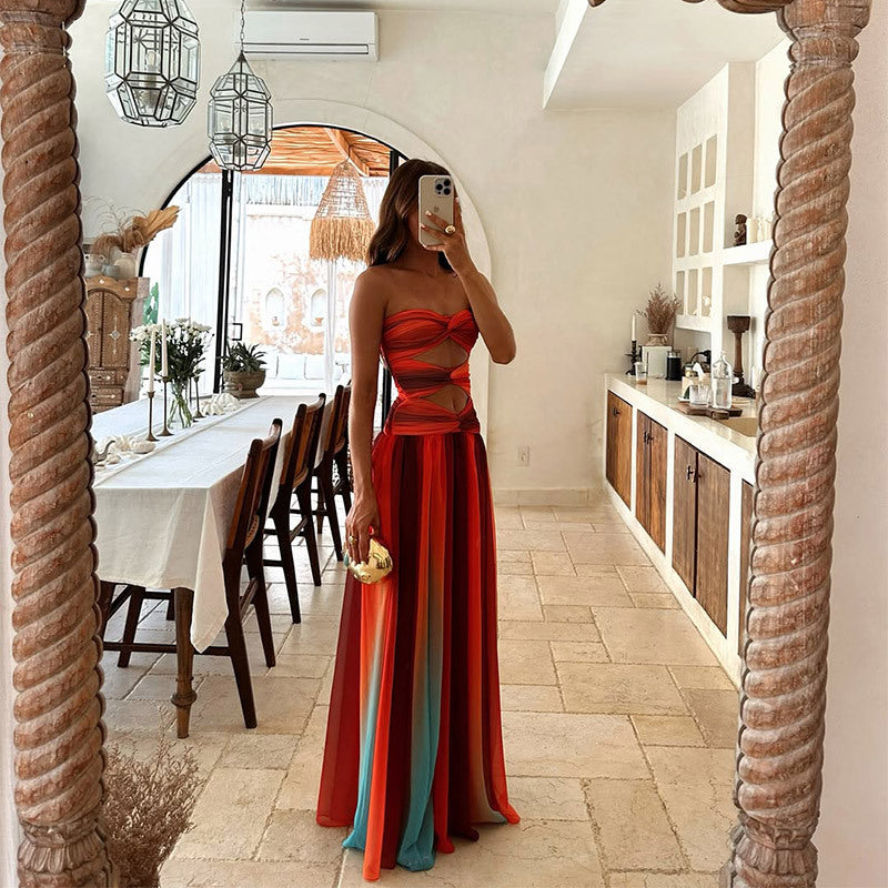 Viviana™ | Abito Maxi Senza Spalline