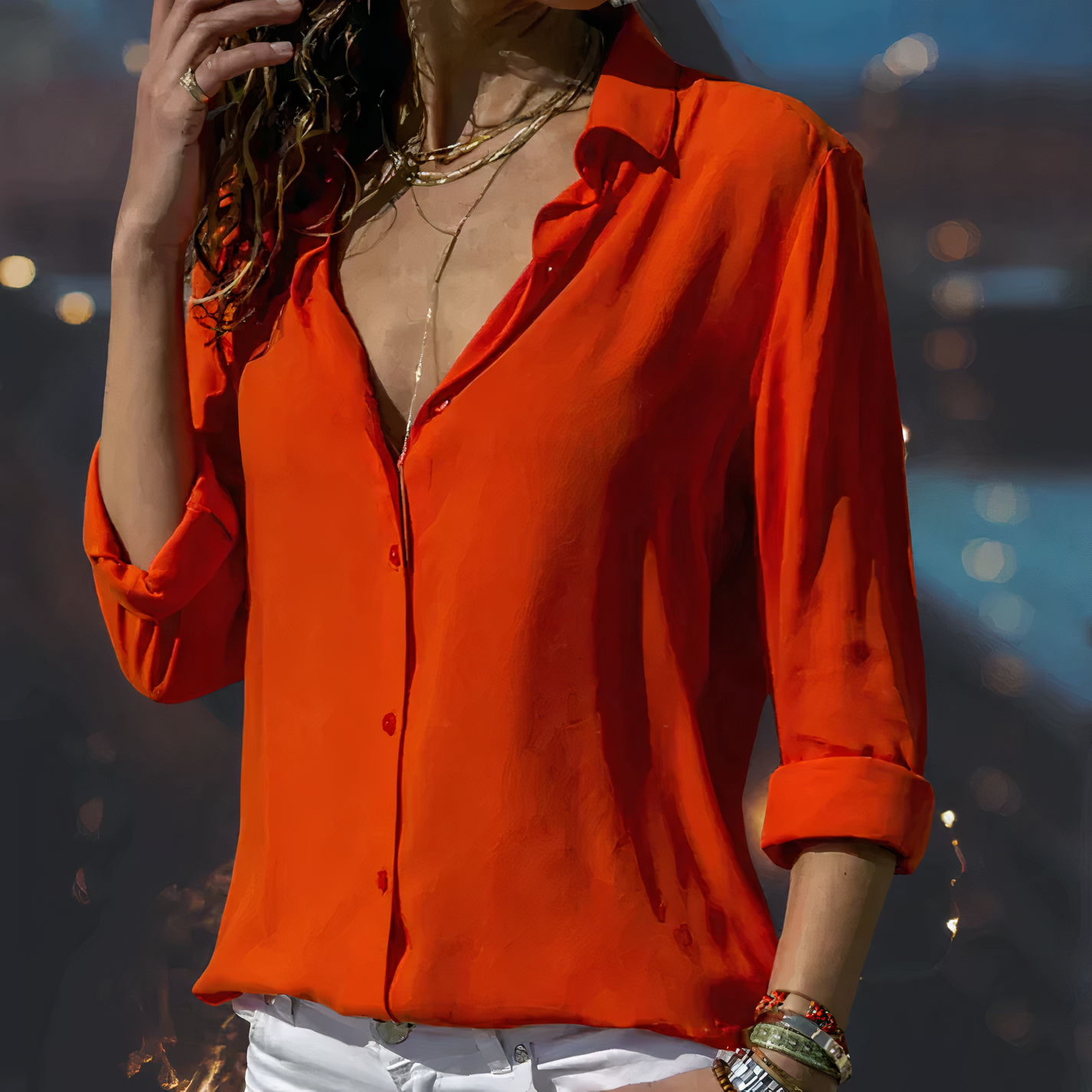 Viviana™ | Elegante Blusa in Chiffon Femminile